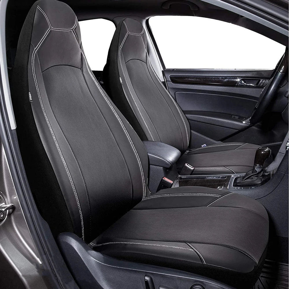 High Back Leather Car Seat Covers with Waterproof Design