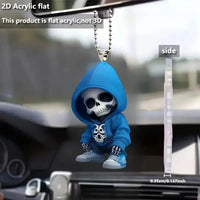Lightweight Skull Hanging Ornament for Car and Christmas Tree