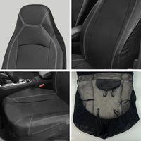 High Back Leather Car Seat Covers with Waterproof Design