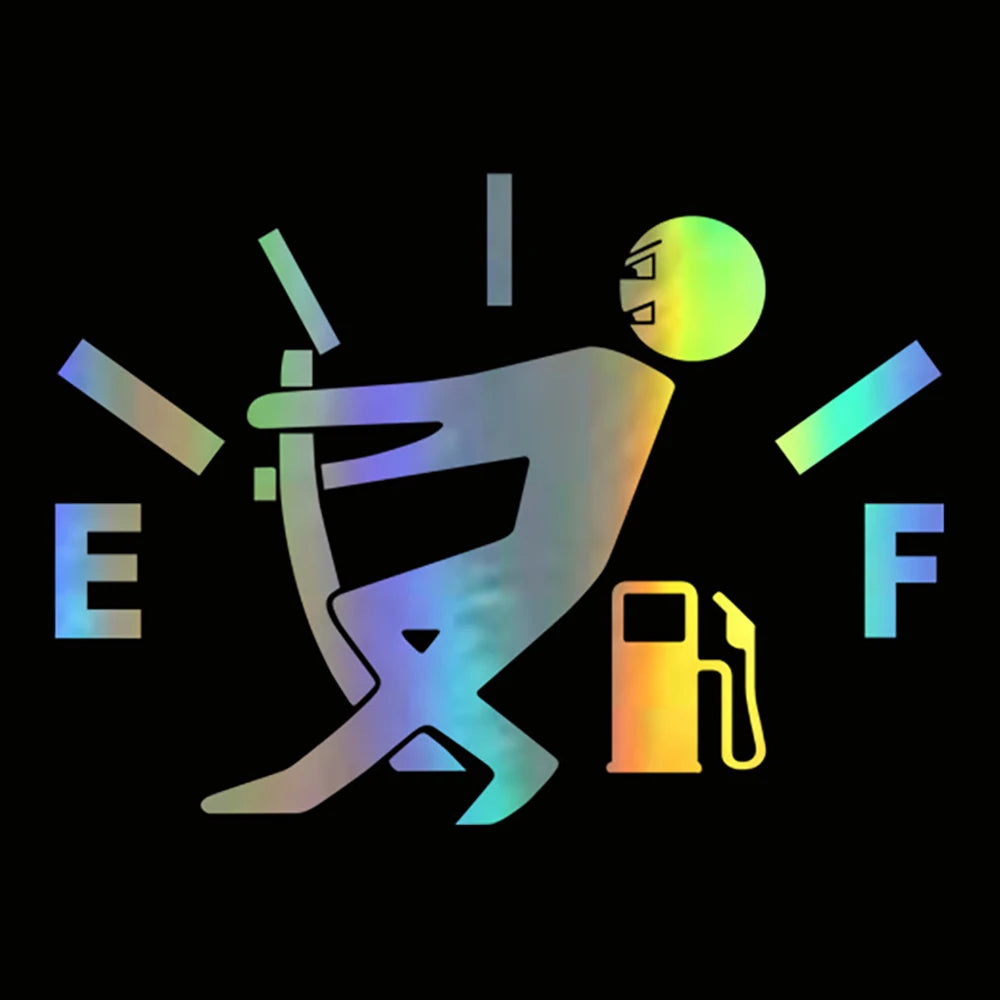 Funny Fuel Gauge Sticker for Car Exterior