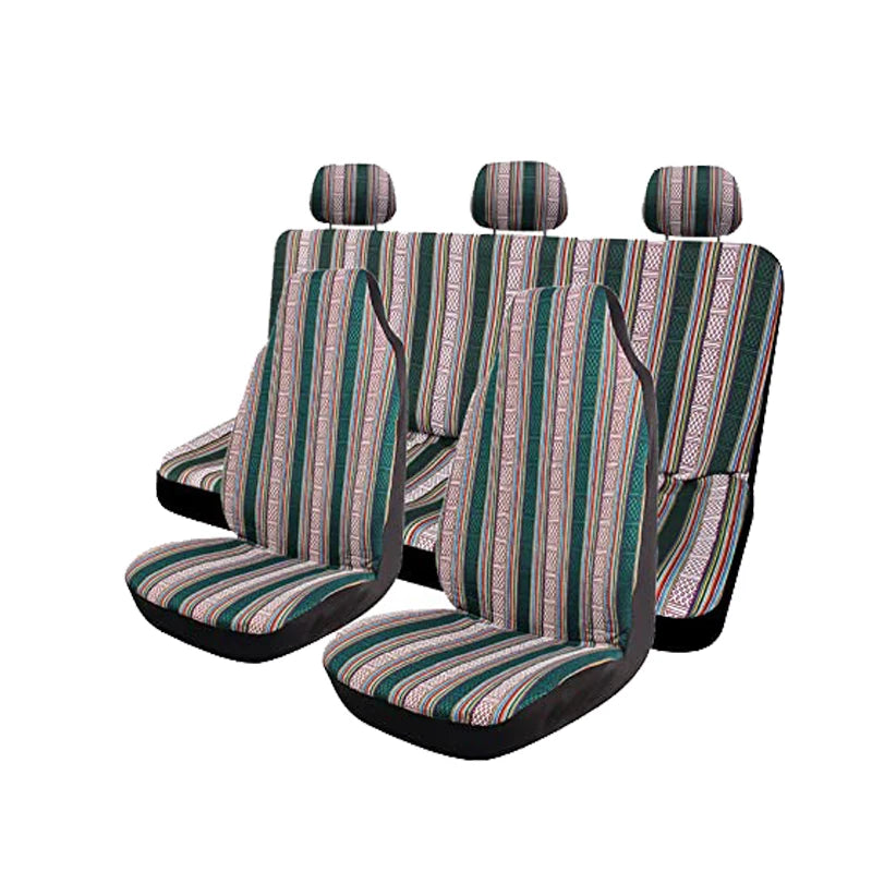 Saddle Blanket Style Car Seat Cover Set with Accessories
