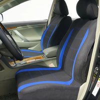 Stylish Bicolor Polyester Seat Covers with Universal Fit