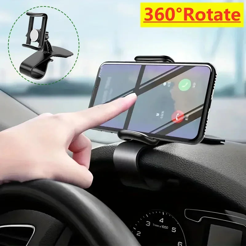 Dashboard Clip Car Phone Holder for All Smartphones