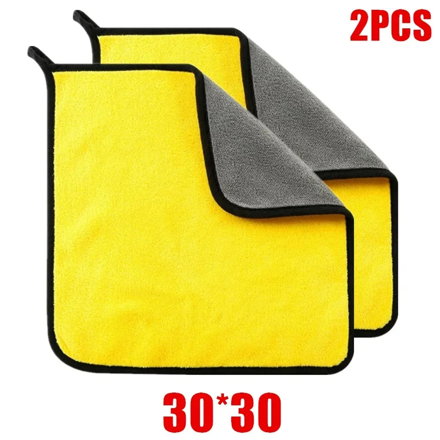 Microfiber Car Cleaning Cloth Pack for Washing and Polishing