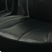 Sporty Racing Leather Car Seat Covers with Universal Fit