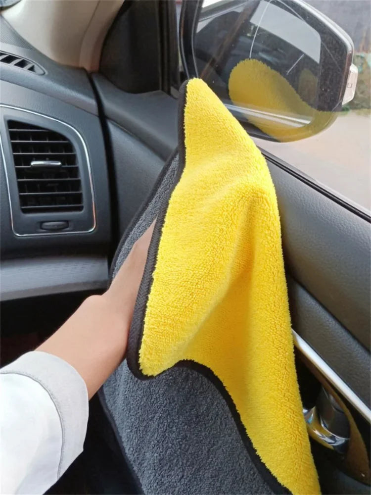Microfiber Car Cleaning Cloth Pack for Washing and Polishing