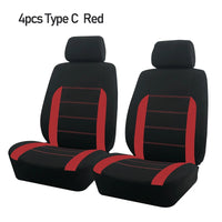 Stylish Bicolor Polyester Seat Covers with Universal Fit