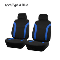 Stylish Bicolor Polyester Seat Covers with Universal Fit