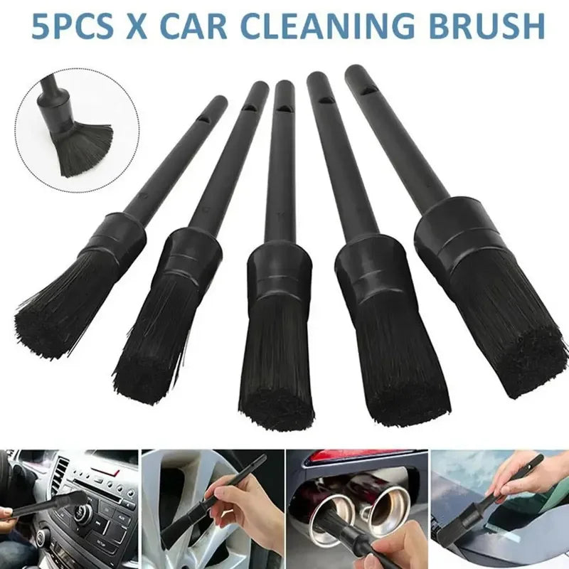 Soft Detailing Brush Set for Interior and Wheel Cleaning