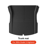 TPE Floor Mats for All Weather Tesla Interior Protection