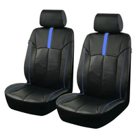 Sporty Racing Leather Car Seat Covers with Universal Fit