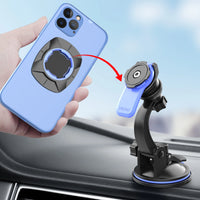 Car Phone Holder with Suction Cup and Air Vent Mount