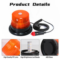 Magnetic Roof Mounted LED Strobe Beacon for Emergency Vehicles