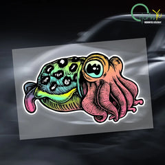 Cuttlefish Waterproof Sticker for Car and Laptop