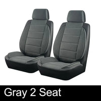 Leather Fluff Stereo Style Car Seat Covers with Universal Fit