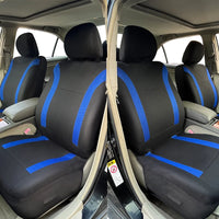Stylish Bicolor Polyester Seat Covers with Universal Fit