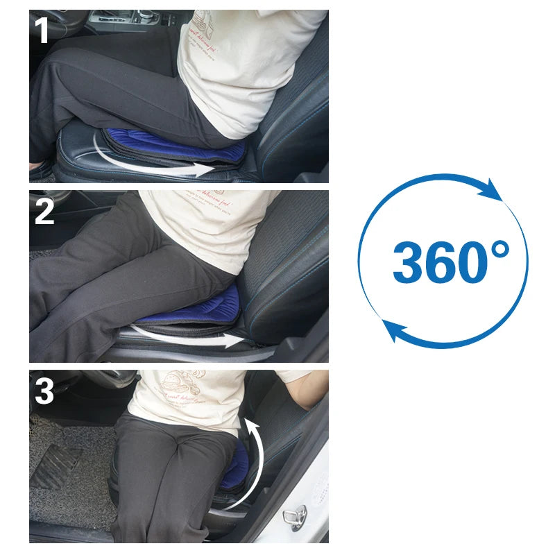 Portable Swivel Seat Cushion for Easy Movement and Comfort