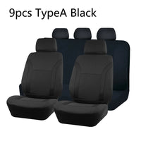 Stylish Bicolor Polyester Seat Covers with Universal Fit