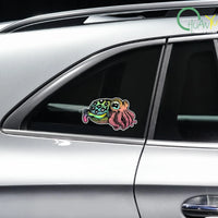 Cuttlefish Waterproof Sticker for Car and Laptop