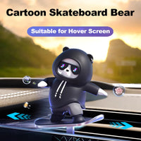 Cute Bear Scooter Ornament for Car Console Decoration