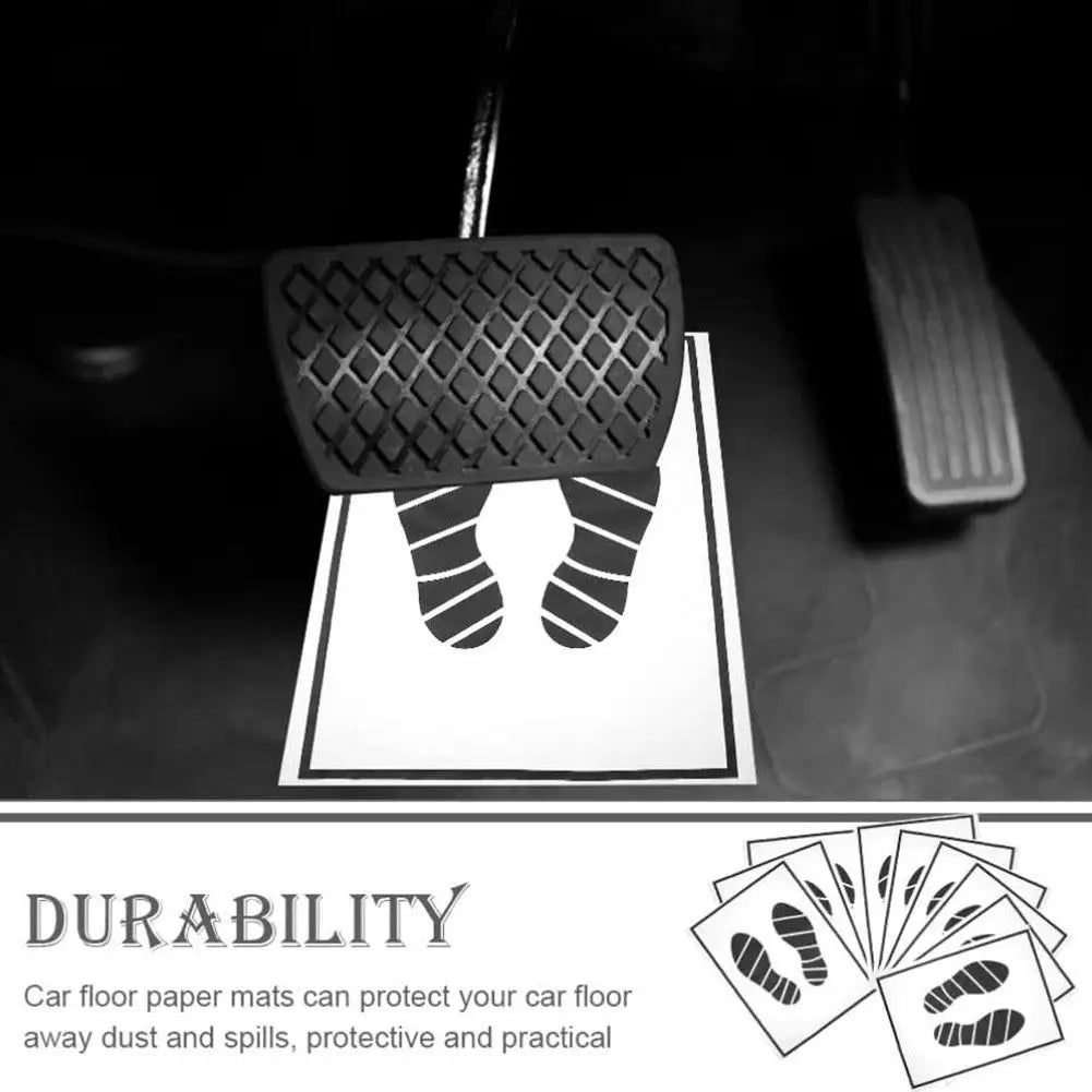 Disposable Waterproof Car Foot Mats for Interior Protection