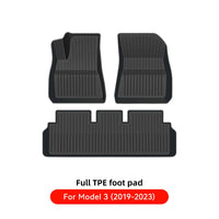 TPE Floor Mats for All Weather Tesla Interior Protection