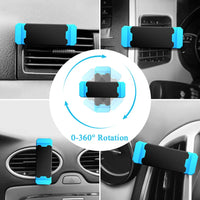 Rotating Car Phone Holder for Air Vent Mounting
