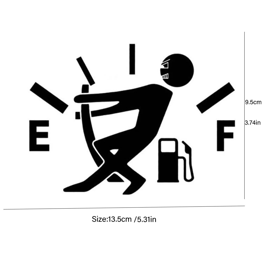Funny Fuel Gauge Sticker for Car Exterior