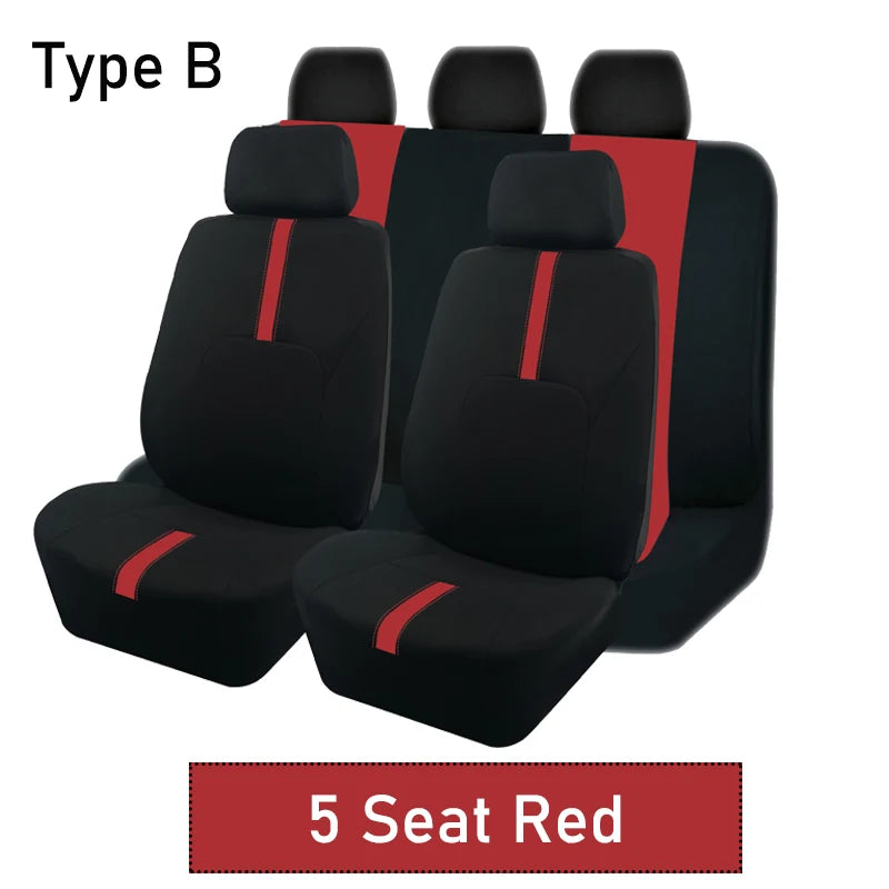 Sport Design Seat Covers with Universal Fit for Cars SUVs and Trucks