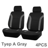 Stylish Bicolor Polyester Seat Covers with Universal Fit