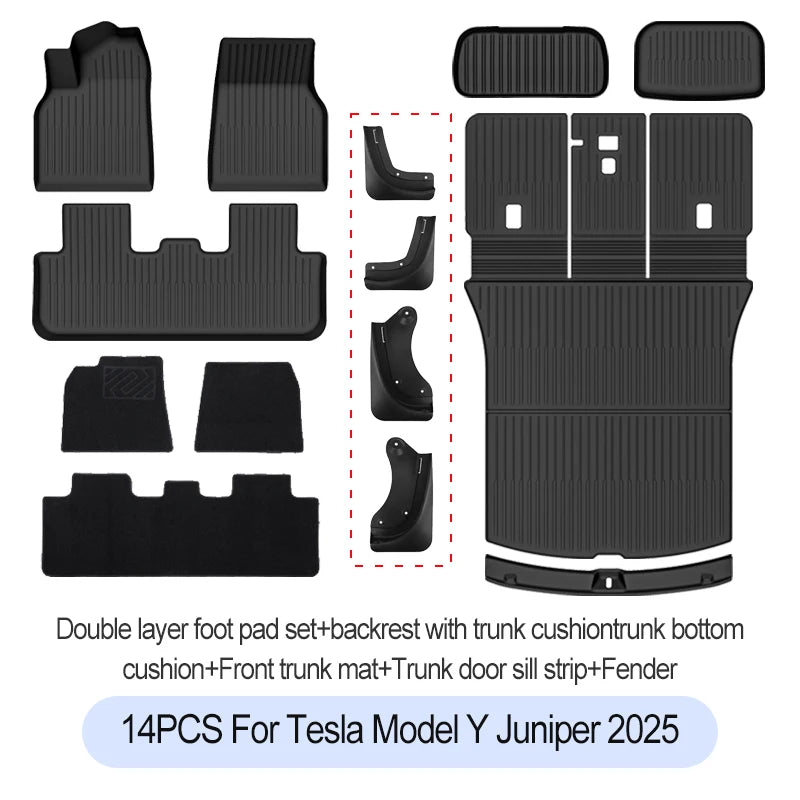 Waterproof TPE Floor Mats and Trunk Liner for Electric Crossover