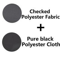 Checkered Mesh Fabric Car Seat Cover Set