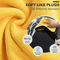 Microfiber Car Cleaning Cloth Pack for Washing and Polishing