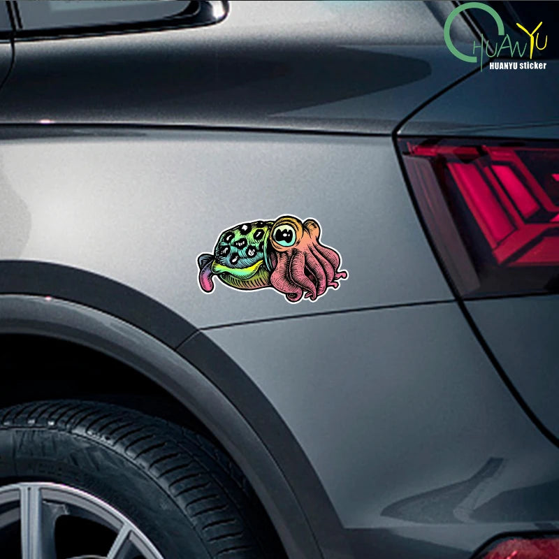 Cuttlefish Waterproof Sticker for Car and Laptop