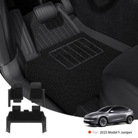 All Weather Floor Mats with Door Sill Guards for Tesla Interior