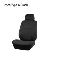 Stylish Bicolor Polyester Seat Covers with Universal Fit