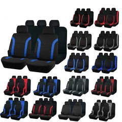Stylish Bicolor Polyester Seat Covers with Universal Fit