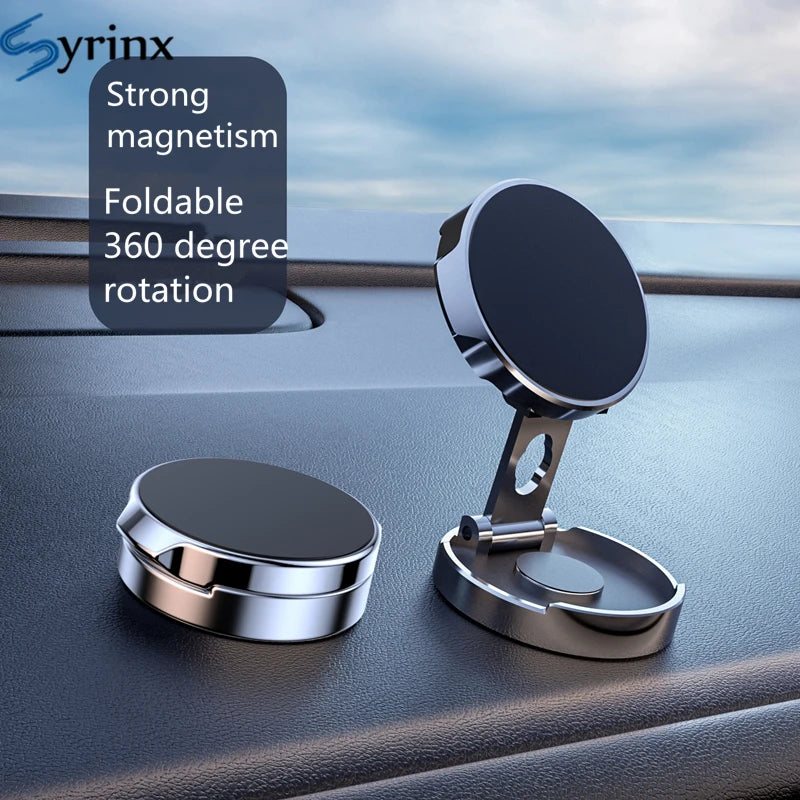 Magnetic Foldable Car Phone Stand with Strong Hold