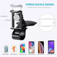 Dashboard Clip Car Phone Holder for All Smartphones