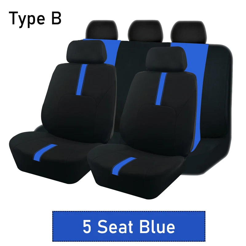 Sport Design Seat Covers with Universal Fit for Cars SUVs and Trucks