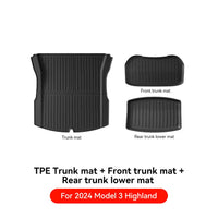 TPE Floor Mats for All Weather Tesla Interior Protection
