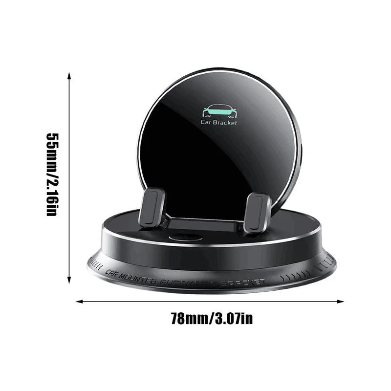 Electric Auto Phone Holder with Rotating Dashboard Mount