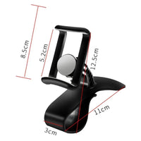 Dashboard Clip Car Phone Holder for All Smartphones
