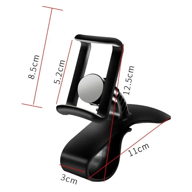 Dashboard Clip Car Phone Holder for All Smartphones