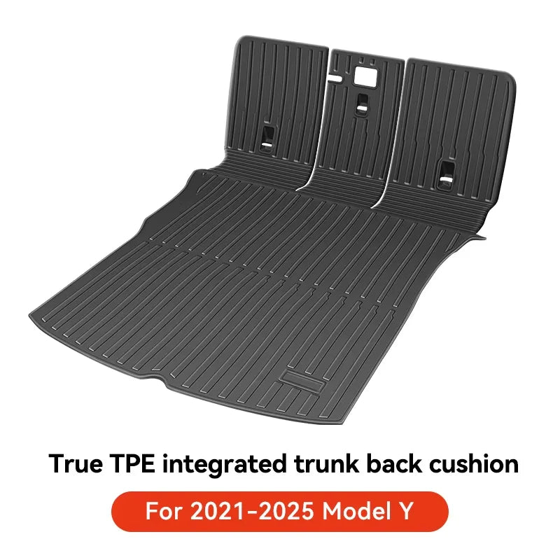 All Weather Floor Mats with Door Sill Guards for Tesla Interior