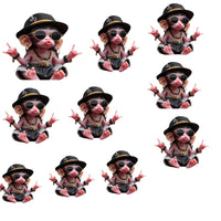 Personalized Acrylic Monkey Ornament for Car and Xmas Tree