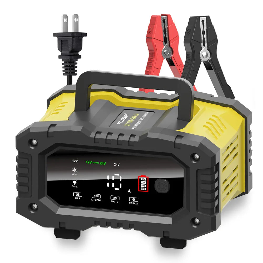 Fully Automatic Smart Battery Charger with Pulse Repair