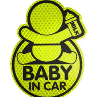 Baby In Car Reflective Car Stickers
