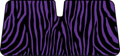 Premium Sun Shade [147cm x 68.5cm] - ZEBRA PURPLE