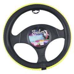 Fashion Steering Wheel Cover - Yellow
